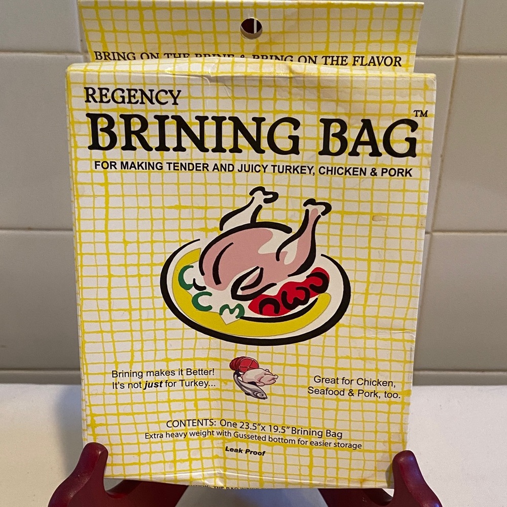 🦃Regency Brining Bag for Turkey, Chicken & Pork (box damage) see photos